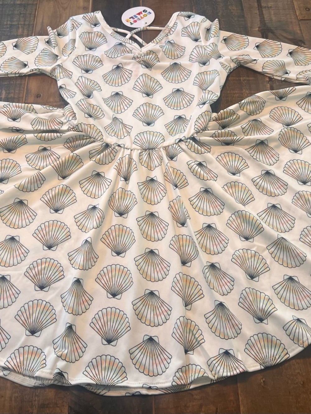 Dot Dot Smile size 5/6 girls seashell Ballerina twirl dress new